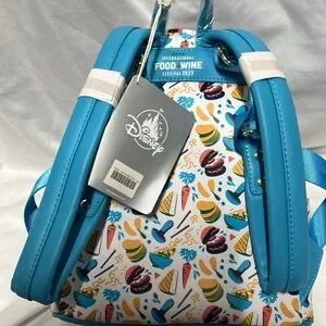 Loungefly Disney Parks  Epcot  food, & Wine festival LE backpack Loungefly | Bags | Loungefly Disney Parks Epcot Food Wine  main image 4